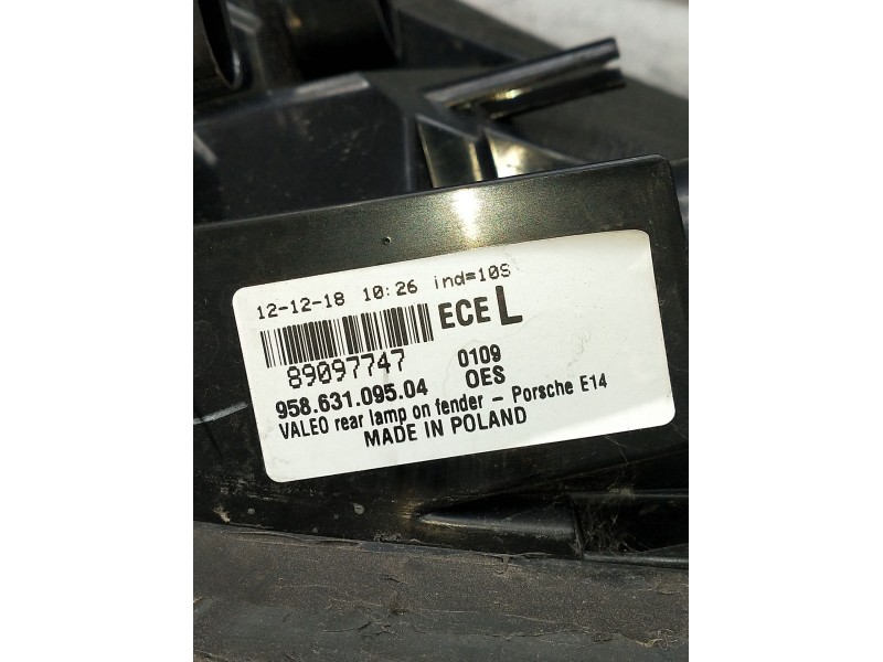 Recambio de piloto trasero izquierdo para porsche cayenne (92a) 4.8 s referencia OEM IAM 9586310950489097747  