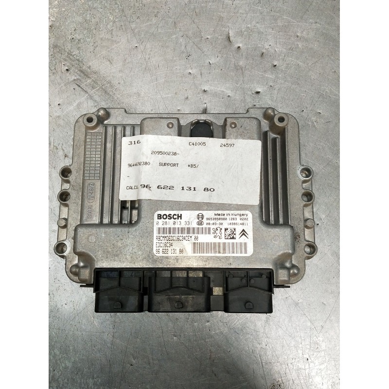 Recambio de centralita motor uce para citroën c4 coupe by loeb referencia OEM IAM 0281013331  
