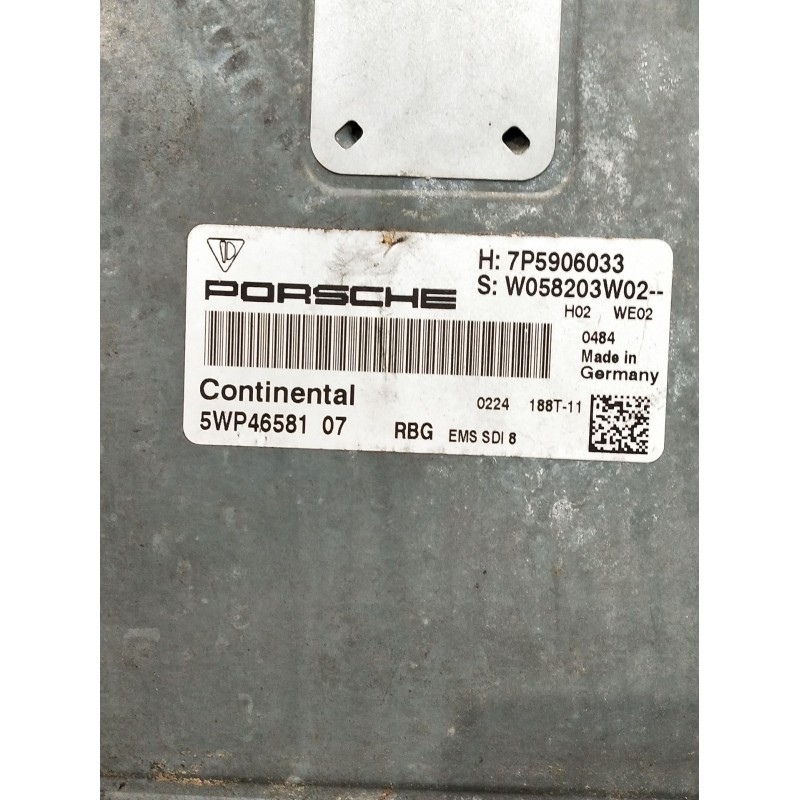 Recambio de centralita motor uce para porsche cayenne (92a) 4.8 s referencia OEM IAM 5wp46581077p5906033  