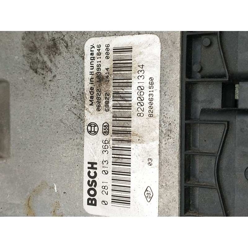 Recambio de centralita motor uce para renault megane ii (bm0/1_, cm0/1_) 1.9 dci referencia OEM IAM 02810133668200601334  
