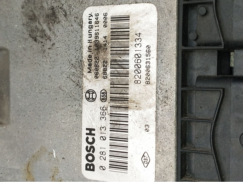 Recambio de centralita motor uce para renault megane ii (bm0/1_, cm0/1_) 1.9 dci referencia OEM IAM 02810133668200601334  