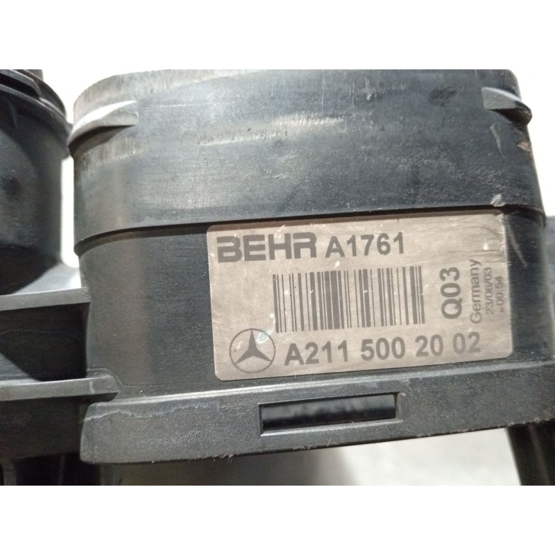 Recambio de radiador agua para mercedes-benz clase e (w211) berlina referencia OEM IAM A2115002002  