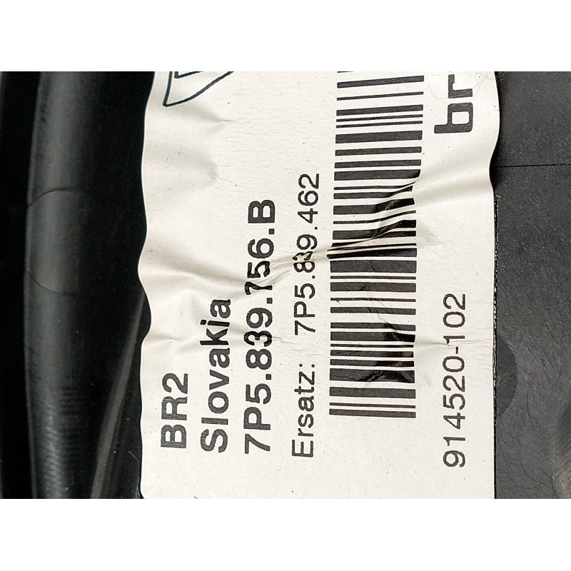 Recambio de elevalunas trasero derecho para porsche cayenne (92a) 4.8 s referencia OEM IAM 7p5839756b  