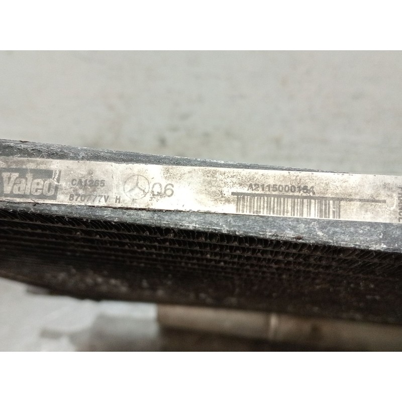 Recambio de condensador / radiador aire acondicionado para mercedes-benz clase e (w211) berlina referencia OEM IAM A2115000154 8