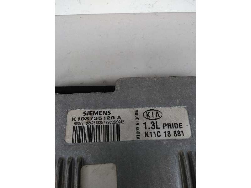Recambio de centralita motor uce para kia pride 1.4 cat referencia OEM IAM K103735120A K11C18881 