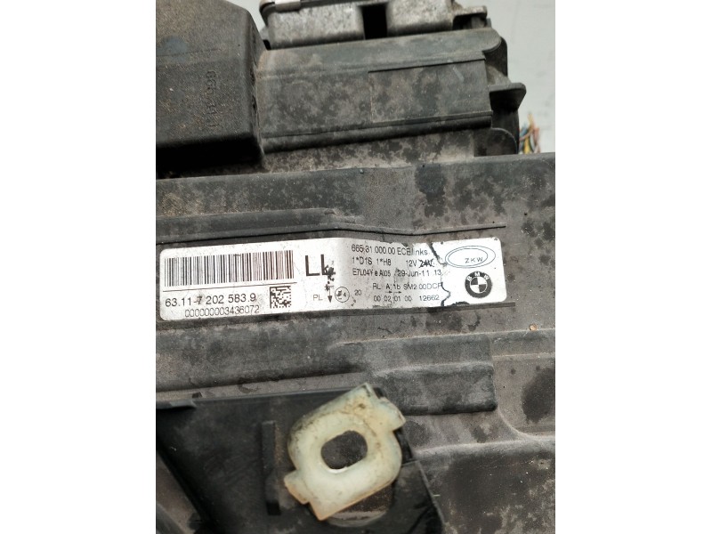 Recambio de faro izquierdo para bmw serie 3 berlina (e90) 320d referencia OEM IAM 66531000002025839  