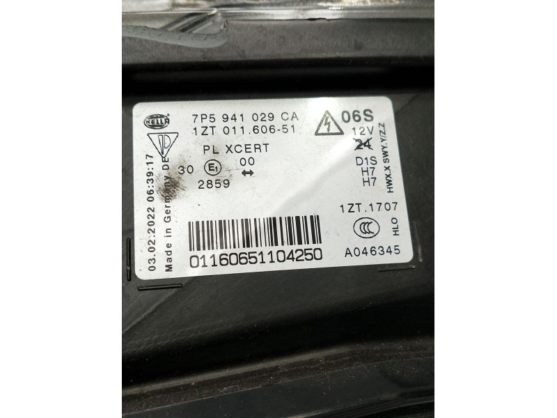 Recambio de faro izquierdo para porsche cayenne (92a) 4.8 s referencia OEM IAM 7p59410291zt0116065101160651104250  