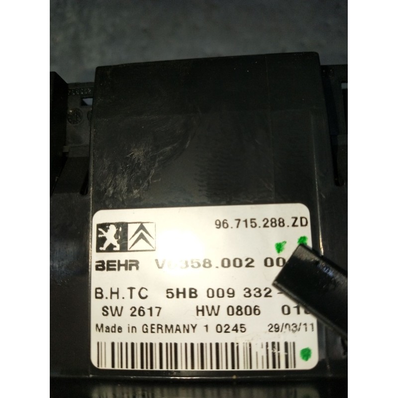 Recambio de mando calefaccion / aire acondicionado para citroën c5 station wagon business class referencia OEM IAM 5HB00933213  