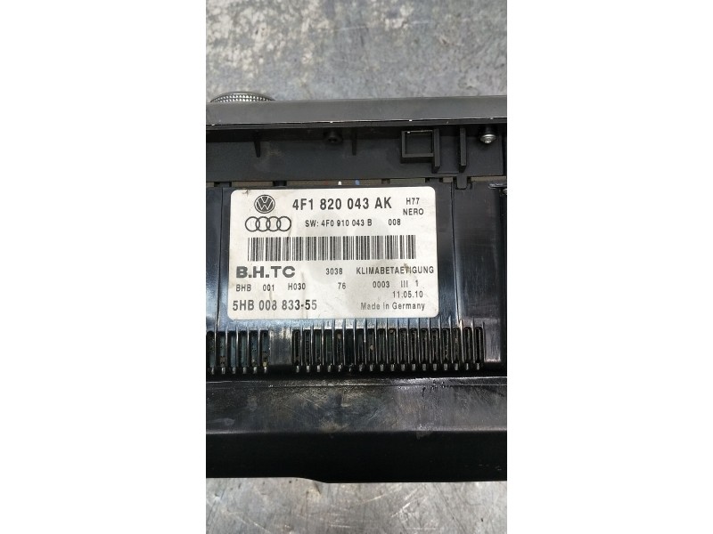 Recambio de mando calefaccion / aire acondicionado para audi a6 berlina (4f2) 2.0 tdi referencia OEM IAM 4F1820043AK  