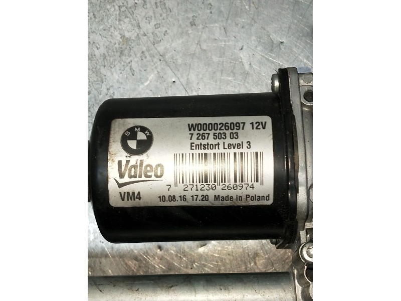 Recambio de motor limpia delantero para bmw serie 3 lim. (f30) referencia OEM IAM 726750303  