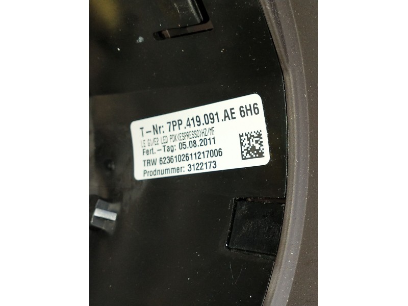 Recambio de volante para porsche cayenne (92a) 4.8 s referencia OEM IAM 7pp419091ae  