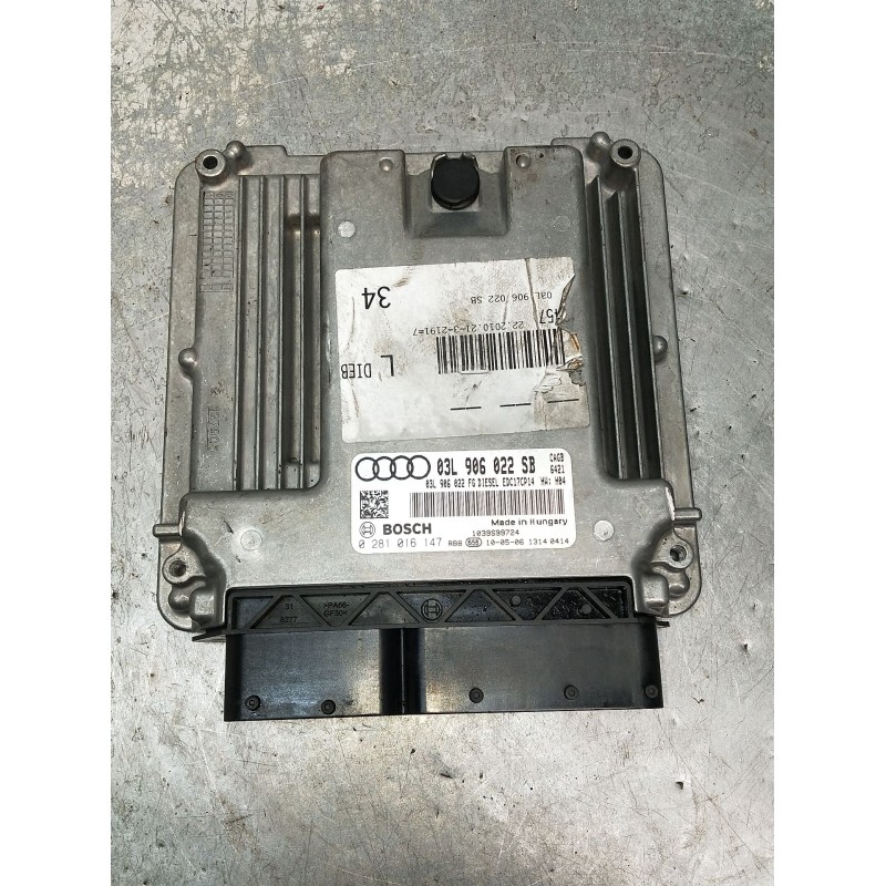 Recambio de centralita motor uce para audi a6 berlina (4f2) 2.0 tdi referencia OEM IAM 0281016147  