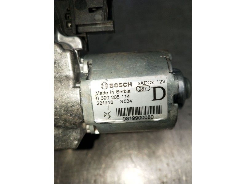 Recambio de motor limpia trasero para opel corsa f referencia OEM IAM 0390205114  9819900080