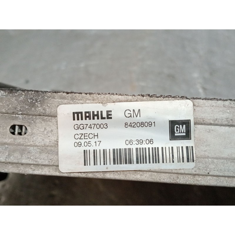 Recambio de intercooler para opel insignia b sports tourer (z18) 2.0 cdti (35) referencia OEM IAM 84208091 GG747003 
