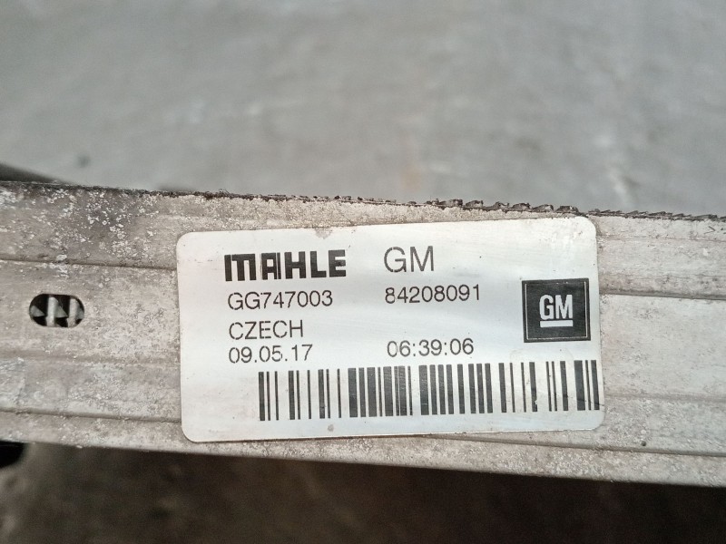 Recambio de intercooler para opel insignia b sports tourer (z18) 2.0 cdti (35) referencia OEM IAM 84208091 GG747003 