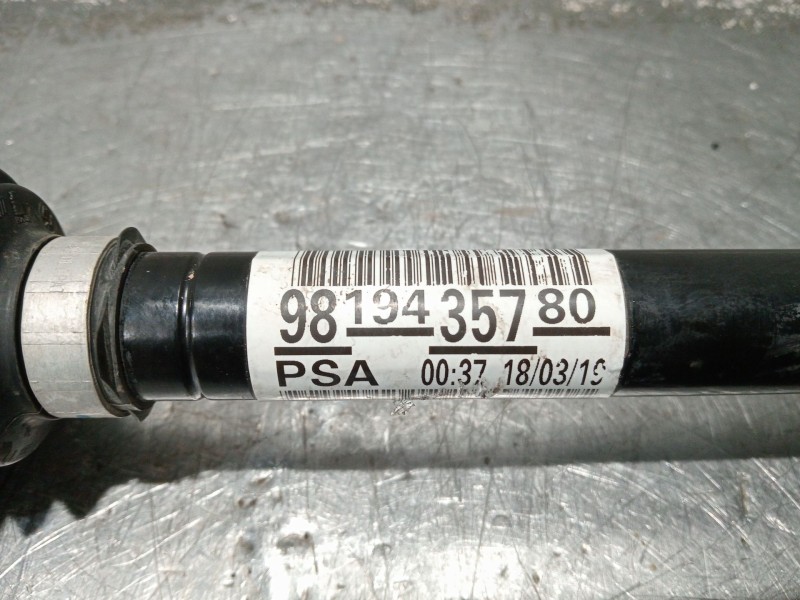 Recambio de transmision delantera derecha para citroën c4 spacetourer 1.2 referencia OEM IAM 9819435780  