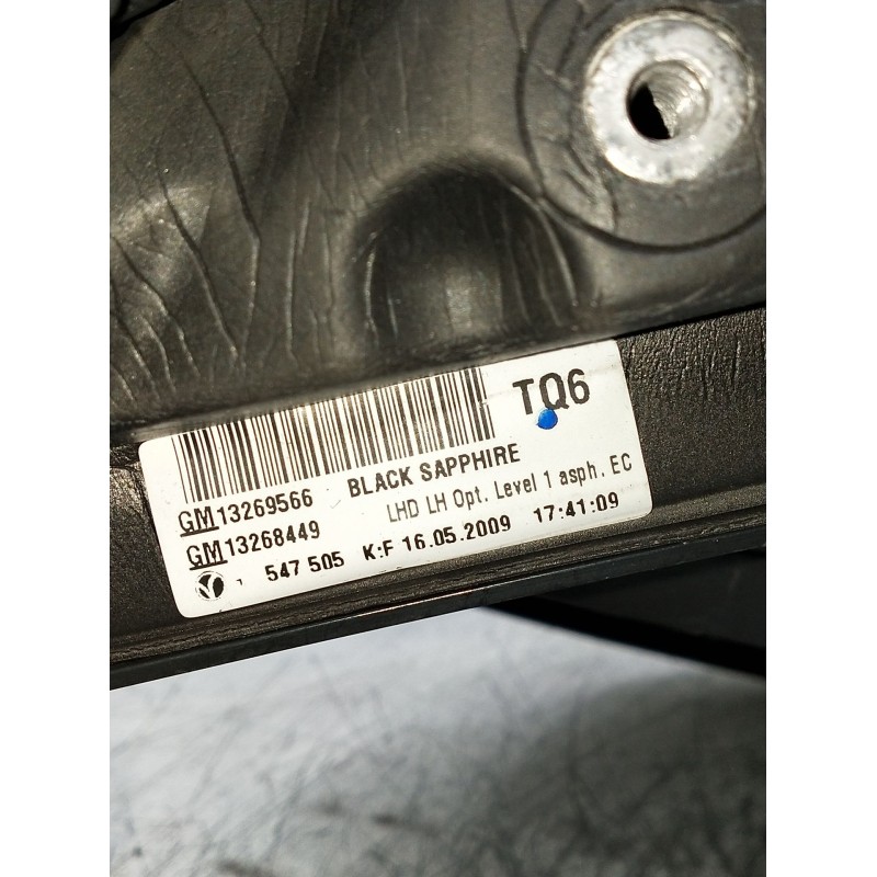 Recambio de retrovisor izquierdo para opel insignia a (g09) 2.0 cdti (68) referencia OEM IAM 13269566 ELECTRICO 