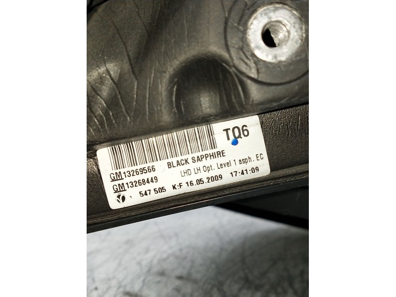 Recambio de retrovisor izquierdo para opel insignia a (g09) 2.0 cdti (68) referencia OEM IAM 13269566 ELECTRICO 