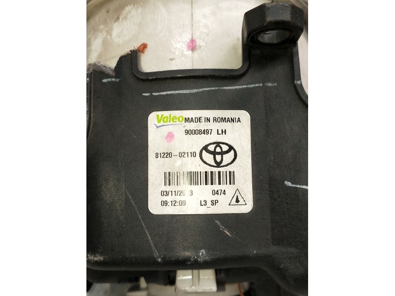 Recambio de faro antiniebla izquierdo para toyota yaris live referencia OEM IAM 900084978122002110  
