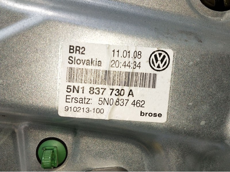 Recambio de elevalunas delantero derecho para volkswagen tiguan (5n1) advance referencia OEM IAM 5N1837730A5N08377561K0959792K 4