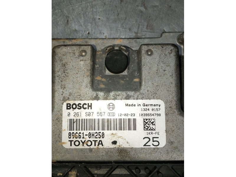 Recambio de centralita motor uce para citroën c1 seduction referencia OEM IAM 0261S07567  