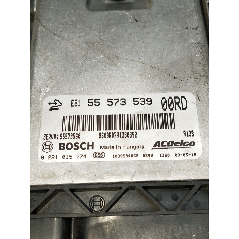 Recambio de centralita motor uce para opel insignia a (g09) 2.0 cdti (68) referencia OEM IAM 0281015774555735391039s34068  