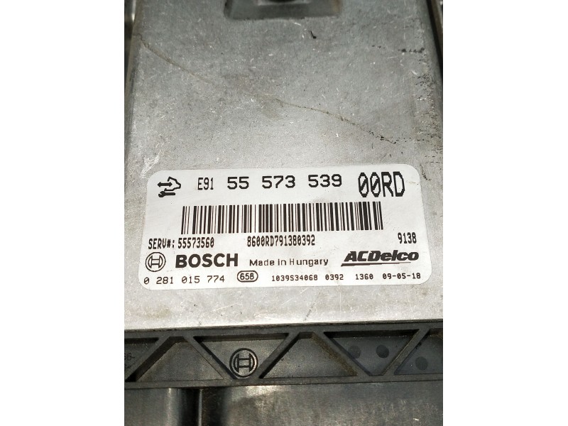 Recambio de centralita motor uce para opel insignia a (g09) 2.0 cdti (68) referencia OEM IAM 0281015774555735391039s34068  
