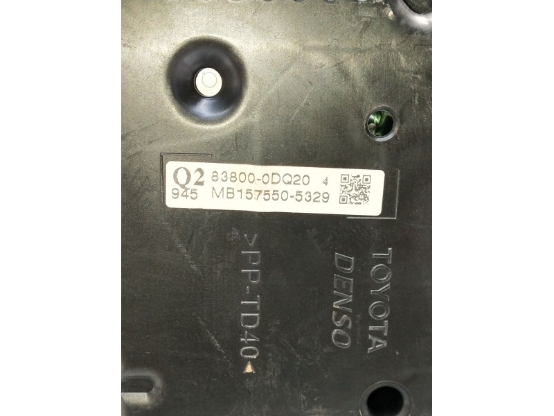 Recambio de cuadro instrumentos para toyota yaris live referencia OEM IAM 838000dq20mb1575505329  