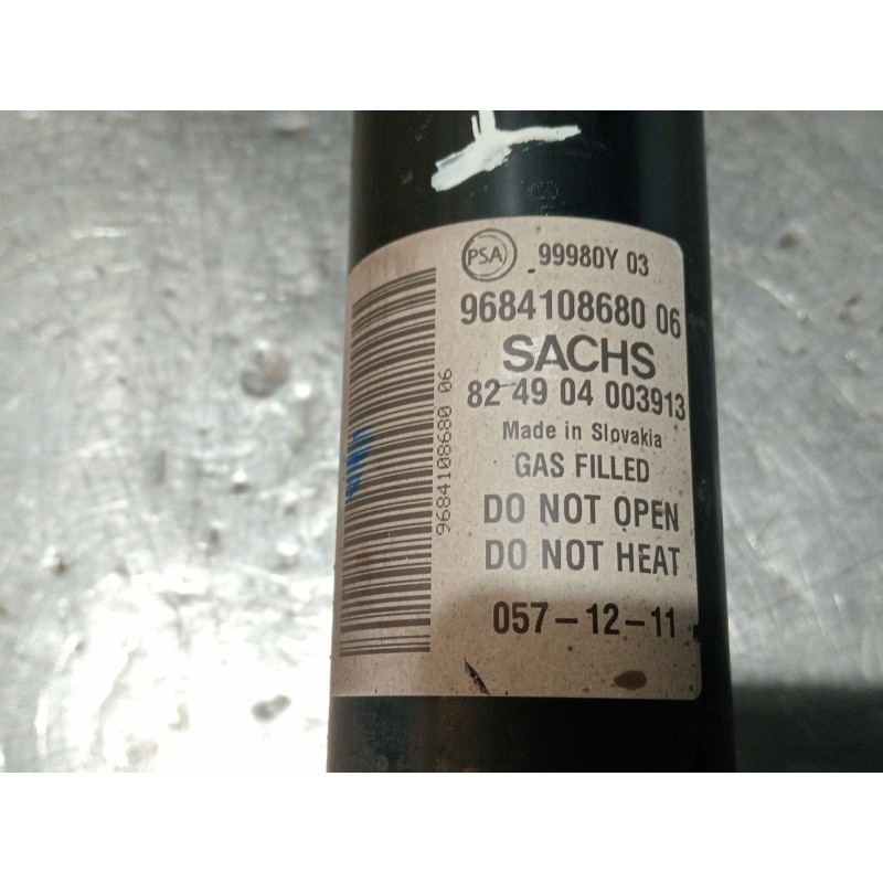 Recambio de amortiguador delantero derecho para citroën berlingo furgoneta/monovolumen (b9) 1.6 hdi 90 referencia OEM IAM 968410