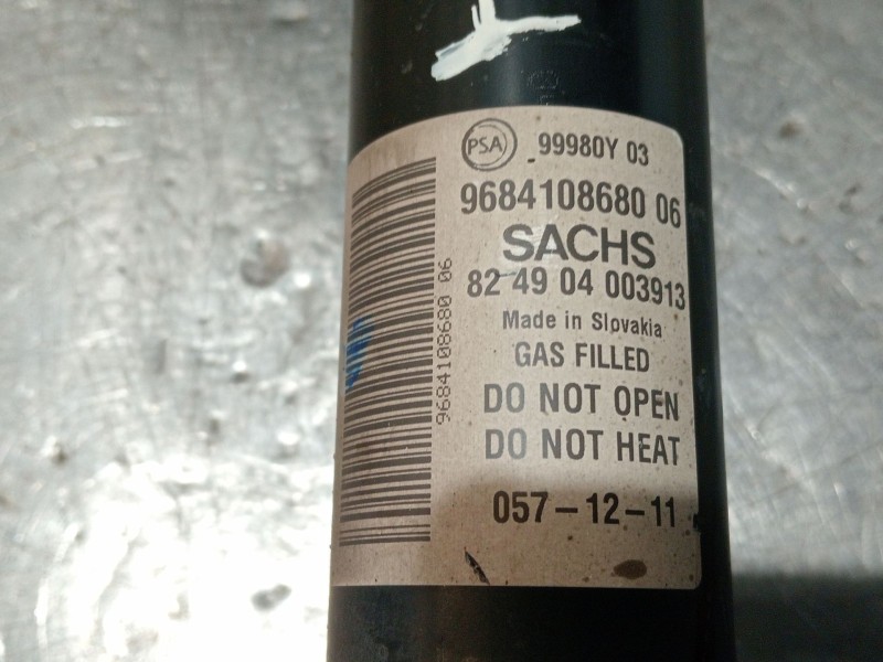 Recambio de amortiguador delantero derecho para citroën berlingo furgoneta/monovolumen (b9) 1.6 hdi 90 referencia OEM IAM 968410