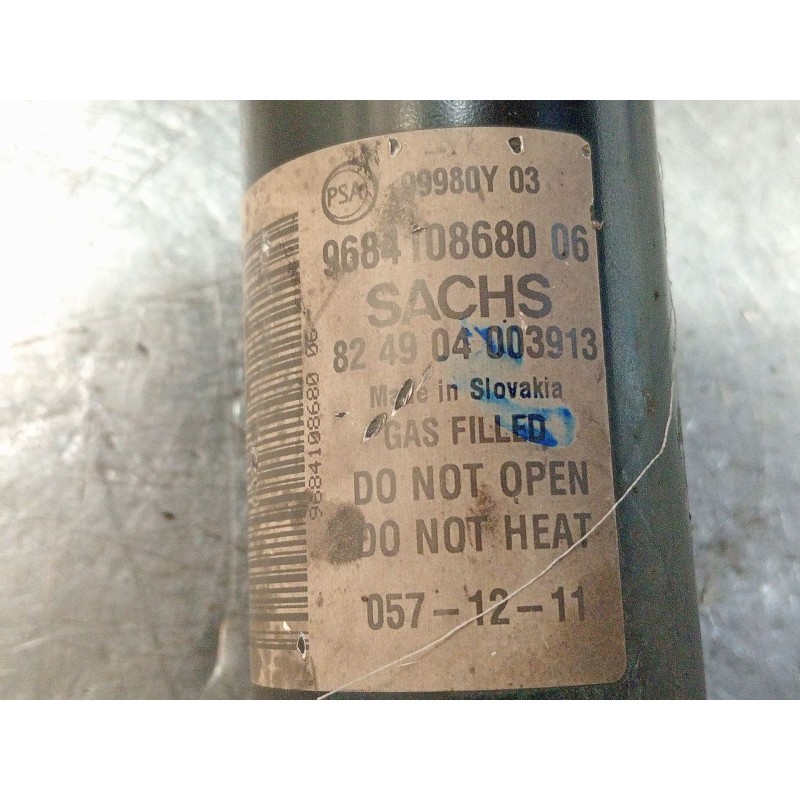 Recambio de amortiguador delantero izquierdo para citroën berlingo furgoneta/monovolumen (b9) 1.6 hdi 90 referencia OEM IAM 9684