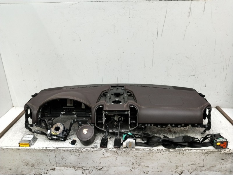 Recambio de kit airbag para porsche cayenne (92a) 4.8 s referencia OEM IAM  ojo ver fotos tapizado despegado