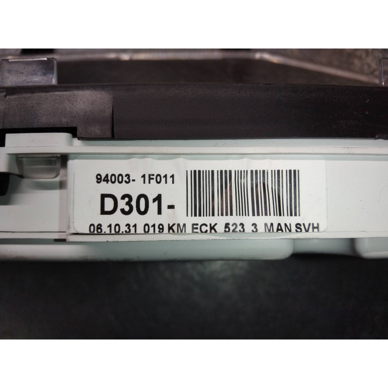 Recambio de cuadro instrumentos para kia sportage 2.0 crdi referencia OEM IAM 940031F011 D301 
