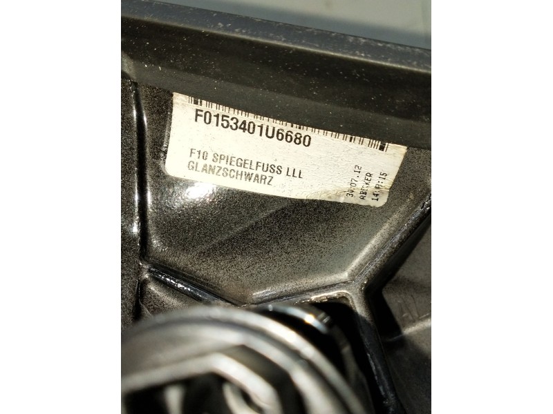 Recambio de retrovisor izquierdo para bmw serie 5 lim. (f10) 525d xdrive referencia OEM IAM f0153401u6680 ELECTRICO 