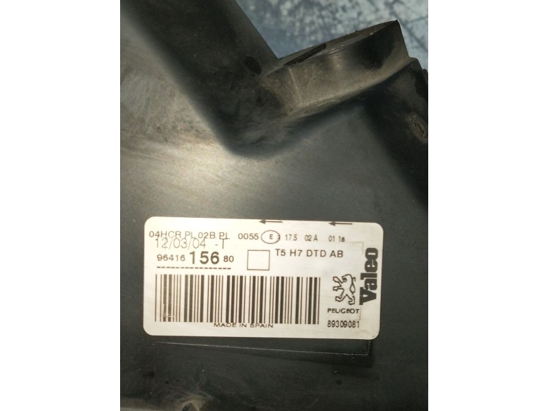Recambio de faro derecho para peugeot 307 break / sw (s1) referencia OEM IAM 9641615680  