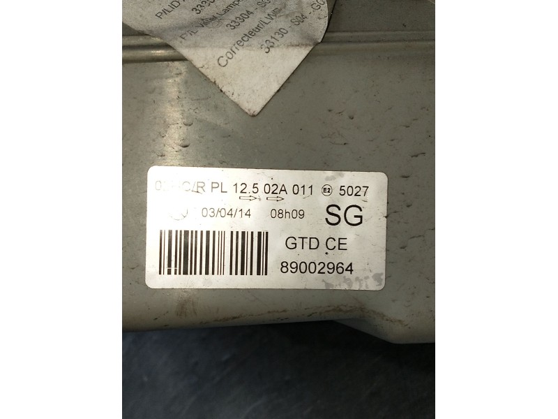 Recambio de faro izquierdo para honda civic vi hatchback (ej, ek) 1.5 i (ek3) referencia OEM IAM 89002964  