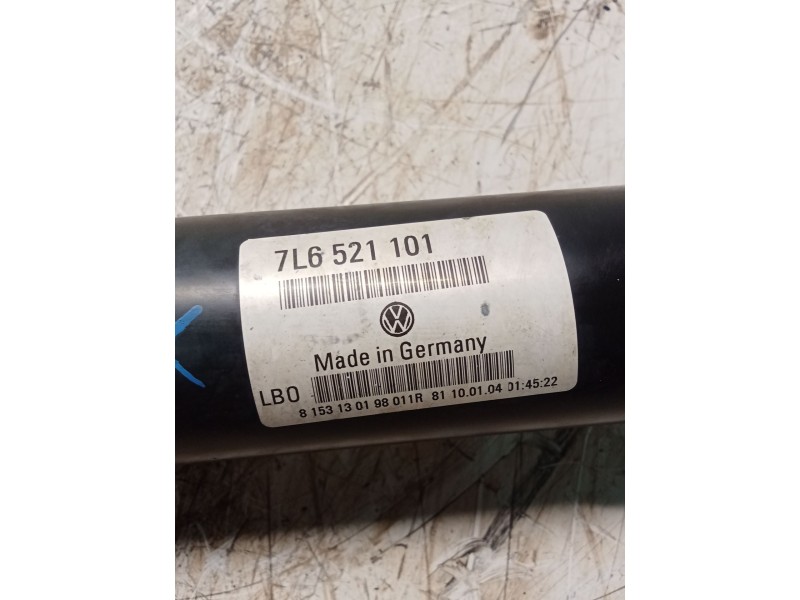 Recambio de transmision central para volkswagen touareg (7la) tdi r5 referencia OEM IAM 7L6521101  