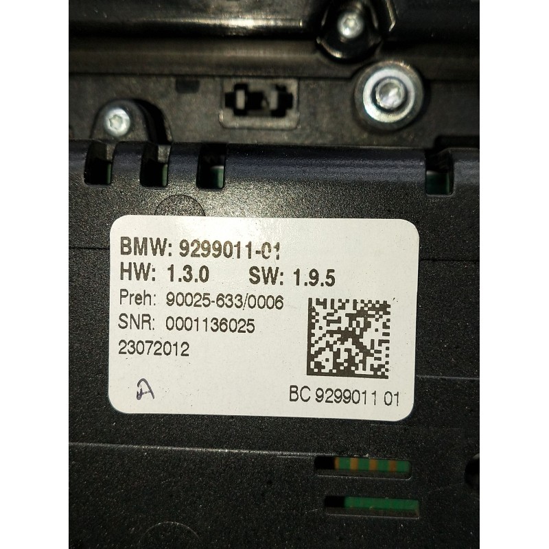 Recambio de mando calefaccion / aire acondicionado para bmw serie 5 lim. (f10) 525d xdrive referencia OEM IAM 929901101900256330