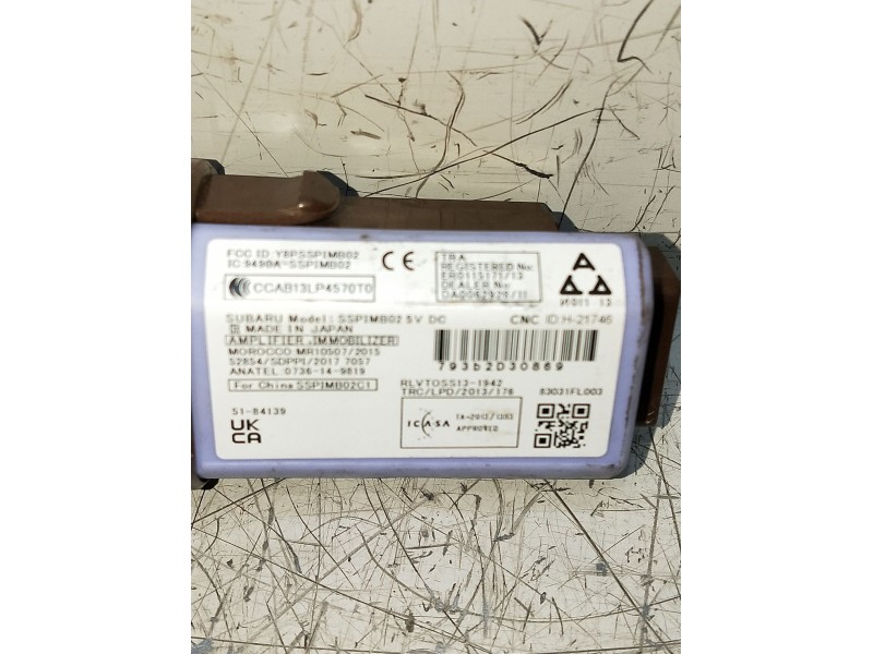 Recambio de conmutador de arranque para subaru xv (gt) 2.0 i e-boxer awd (gte) referencia OEM IAM 793b2D30869  