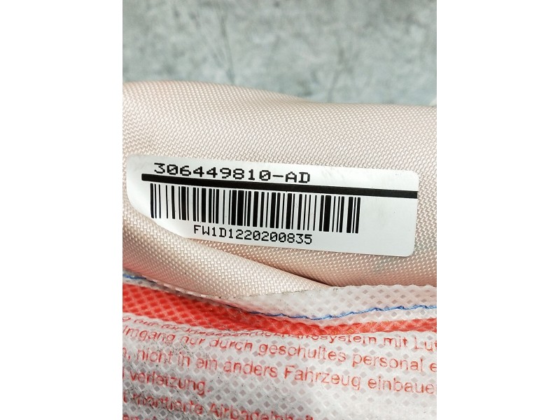 Recambio de airbag cortina delantero derecho para bmw serie 5 lim. (f10) 525d xdrive referencia OEM IAM 306449810ad  