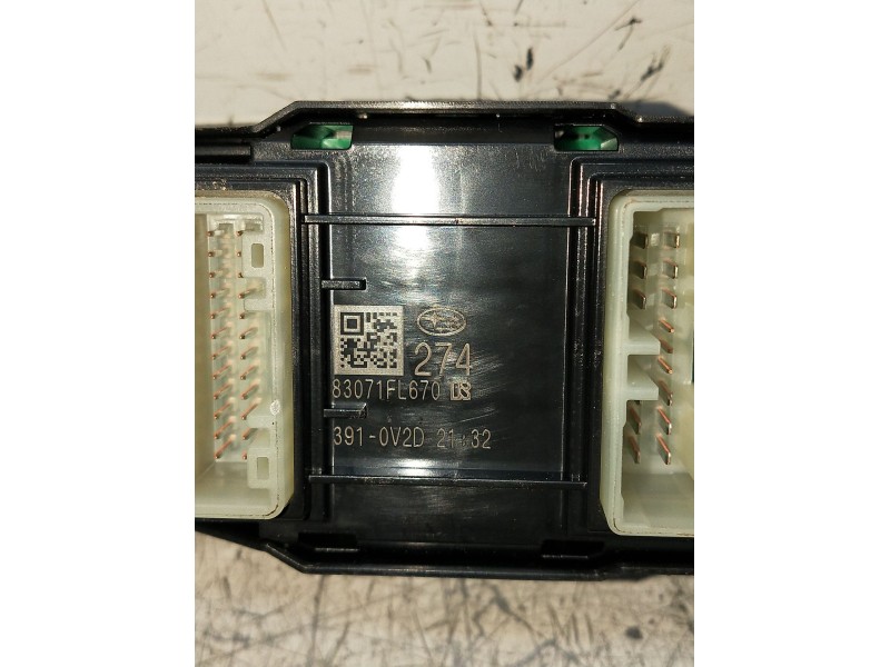 Recambio de mando elevalunas delantero izquierdo para subaru xv (gt) 2.0 i e-boxer awd (gte) referencia OEM IAM 83071FL670  