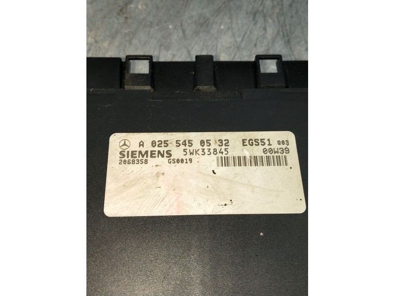 Recambio de centralita cambio automatico para mercedes-benz clase e (w210) berlina diesel 270 cdi (210.016) referencia OEM IAM a