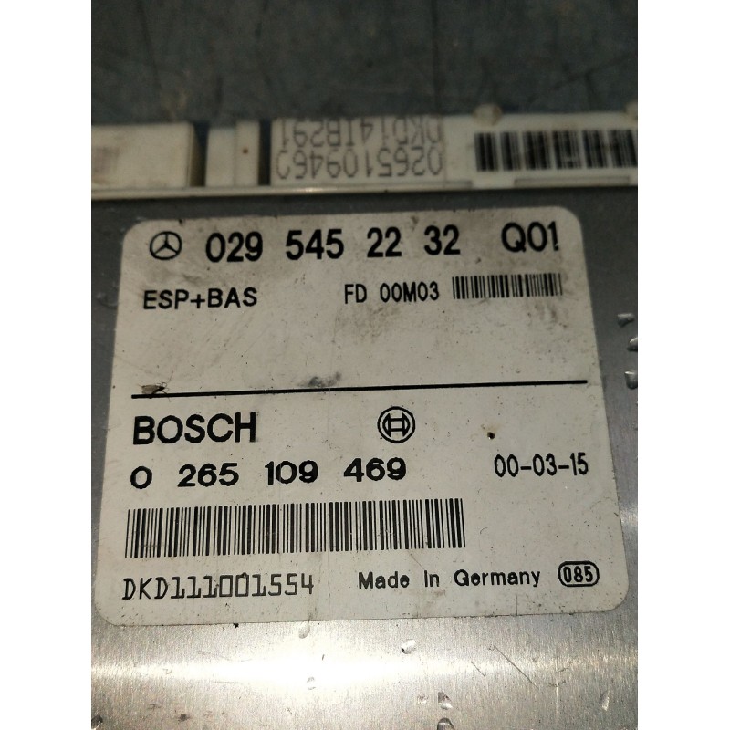 Recambio de centralita abs para mercedes-benz clase e (w210) berlina diesel 270 cdi (210.016) referencia OEM IAM   