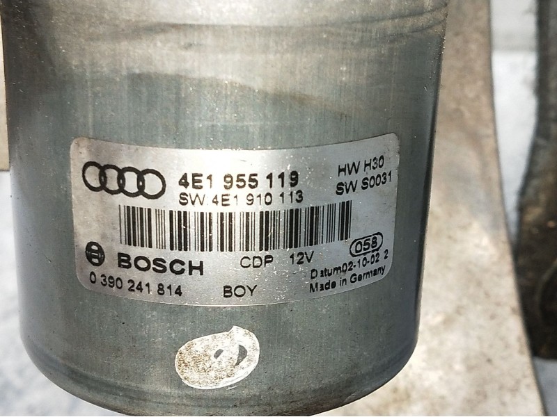 Recambio de motor limpia delantero para audi a8 (4e2) 4.2 quattro referencia OEM IAM 4E1956119HWHO0390241814  