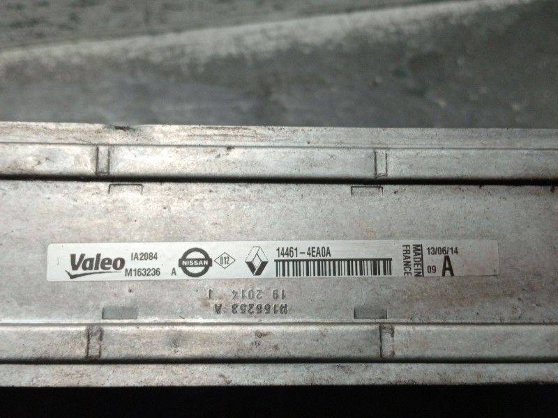 Recambio de intercooler para nissan qashqai ii (j11, j11_) 1.5 dci referencia OEM IAM 144614EA0A M163236 