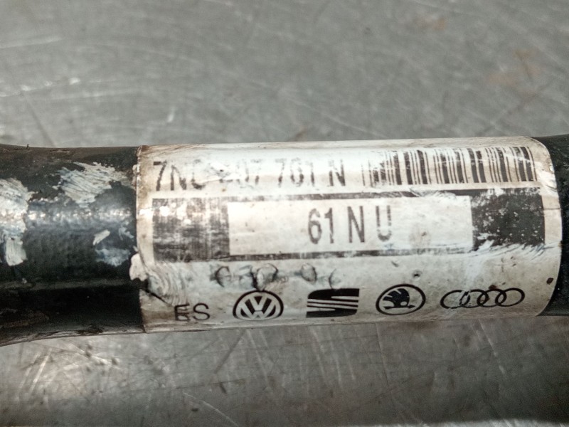 Recambio de transmision delantera izquierda para seat alhambra (710, 711) 2.0 tdi referencia OEM IAM 7N0407761N  