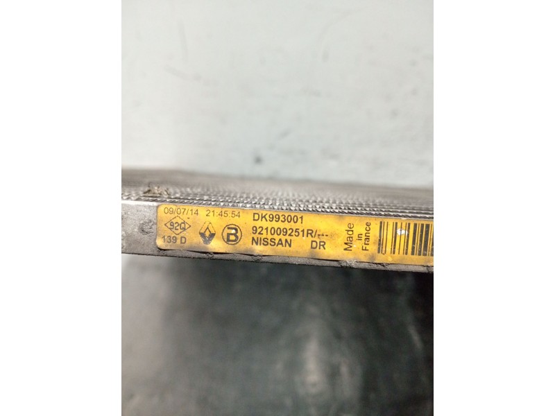 Recambio de condensador / radiador aire acondicionado para nissan qashqai ii (j11, j11_) 1.5 dci referencia OEM IAM 921009251R D