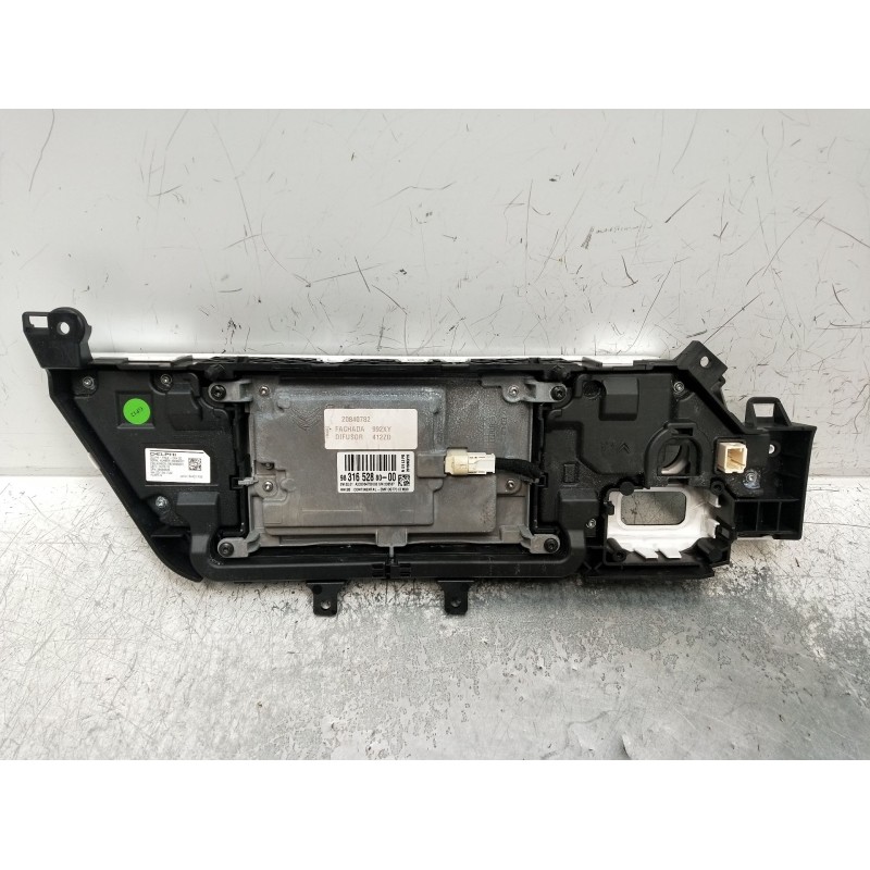 Recambio de pantalla multifuncion para citroën c4 spacetourer 1.2 referencia OEM IAM 983165288000 MANDO CALEFACCIÓN 