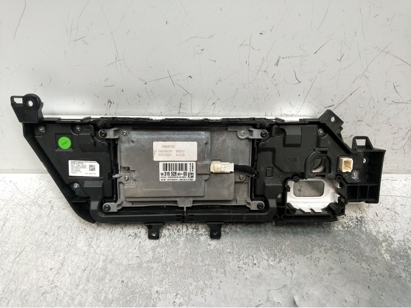 Recambio de pantalla multifuncion para citroën c4 spacetourer 1.2 referencia OEM IAM 983165288000 MANDO CALEFACCIÓN 