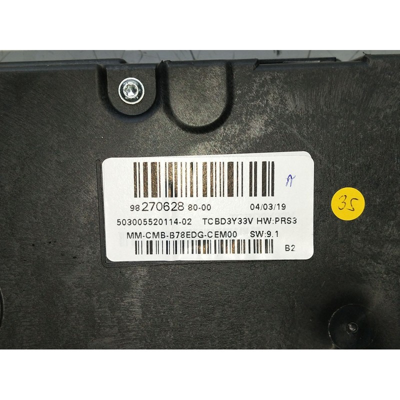 Recambio de cuadro instrumentos para citroën c4 spacetourer 1.2 referencia OEM IAM 98270628800  